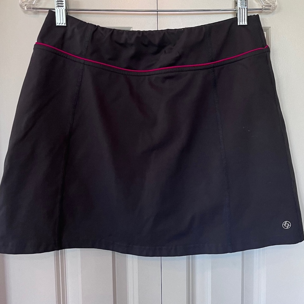 Lija gray with pink piping activewear skort tennis pickleball golf gym size S